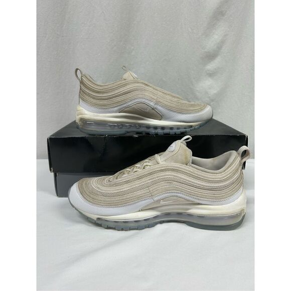 Nike Men's Air Max 97 White Hot Ice Sneakers CT4526-100, Size 7 Pre-owned - Picture 2 of 5
